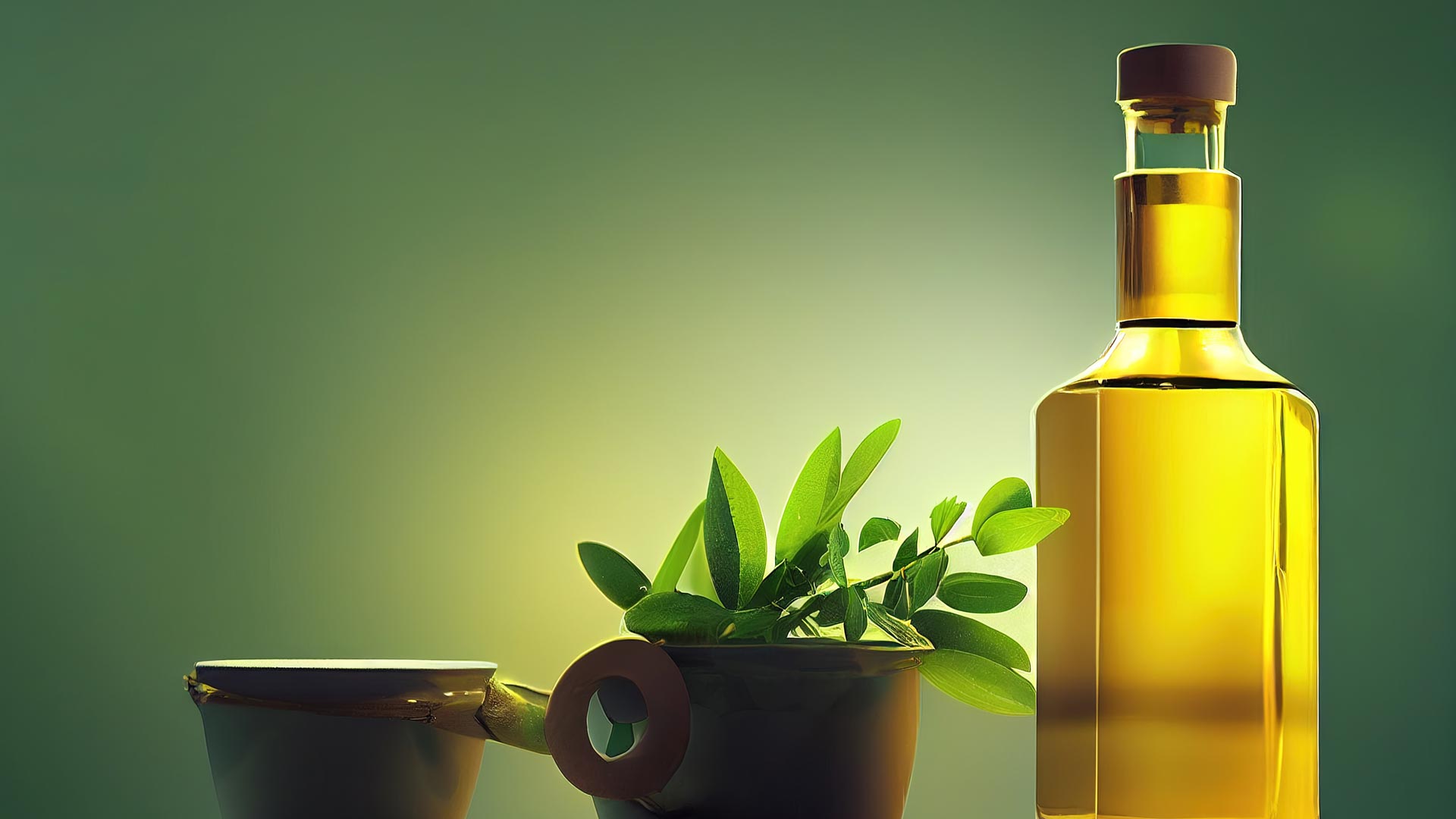 Création de packagings et d'étiquettes pour les bouteilles d'huile d'olive de la marque Olio Vitalo.